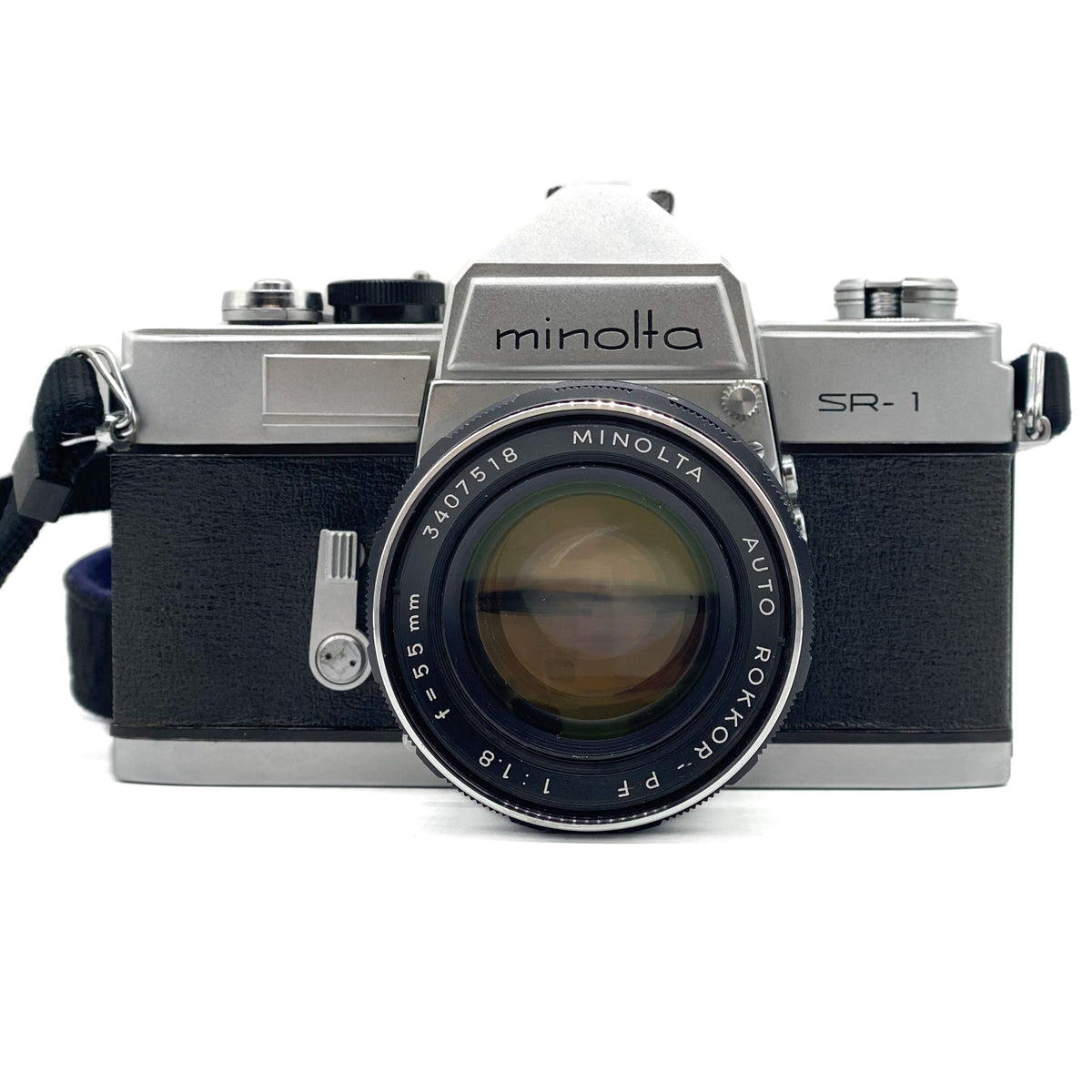 Minolta SR-1 w/ Auto Rokkor-PF 55mm f/1.8 – Coolc Camera